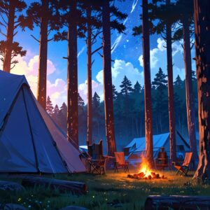 Campement Nocturne – Pack de 4