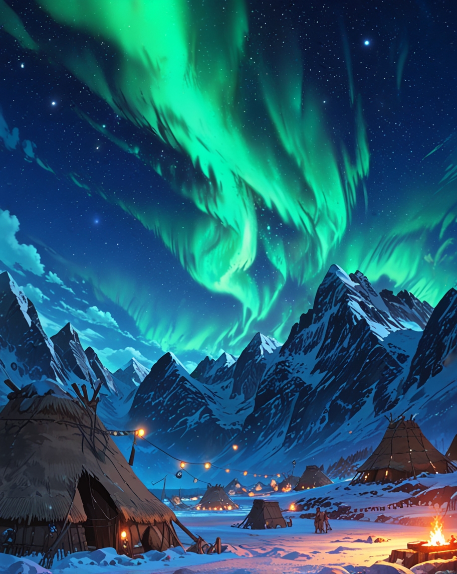 Village Enneigé – Pack de 4