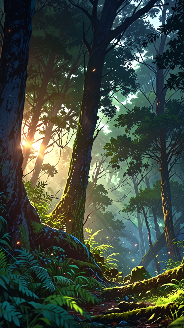 Pack de 3 Fonds d’écran – Forêts Enchantées